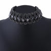 Strass Choker Halskette 2023 Statement-Halsketten für Damen Große Mode Halskette Kragen Party Chunky Halskette Collier Bijoux