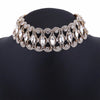 Strass Choker Halskette 2023 Statement-Halsketten für Damen Große Mode Halskette Kragen Party Chunky Halskette Collier Bijoux