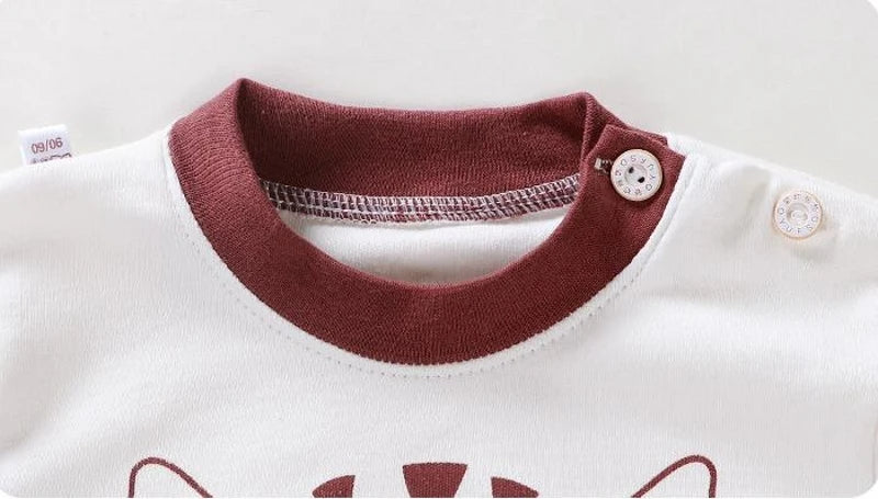 2024 Spring Autumn New Baby Clothing Set Cartoon Cotton Baby Boys Clothing Girls Suit Set 0-3 Year Baby Clothes