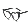Love Heart Cat Eye Sunglasses Woman Vintage Christmas Gift Black Pink Red Heart Shape Sun Glasses For Woman Uv400