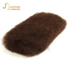 Joedir brasilianisches Remy Haar Afro Kinky Curly Bulk Echthaar zum Flechten von Dreadlocks Haarverlängerungen Häkelzöpfe QVR Haar