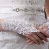 Neue weiße Hochzeitskleider Brautpartykleid mit Seitenschlitz Schleppe Großhandel Perlen Tüll Brautroben MW744