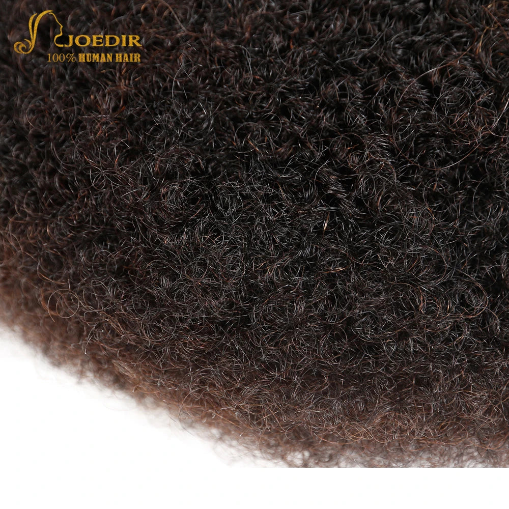 Joedir brasilianisches Remy Haar Afro Kinky Curly Bulk Echthaar zum Flechten von Dreadlocks Haarverlängerungen Häkelzöpfe QVR Haar