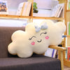 Riesiges Wolkenkissen im neuen Kawaii-Stil, weiches Plüschkissen, Wolken-Plüschtier mit Lächeln für Kinder, Babys, Mädchen, schönes Geschenk