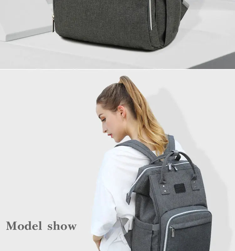 Nappy Backpack Bag Mummy Large Capacity Bag Mom Baby Multi-function Waterproof Outdoor Travel Diaper Bags For Baby Care