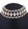 Strass Choker Halskette 2023 Statement-Halsketten für Damen Große Mode Halskette Kragen Party Chunky Halskette Collier Bijoux
