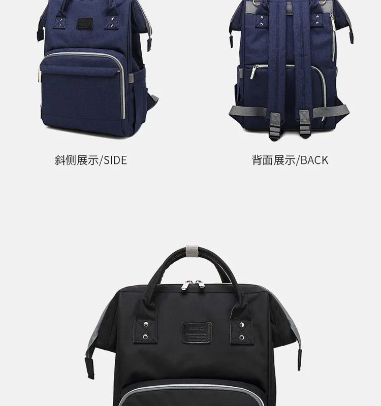 Nappy Backpack Bag Mummy Large Capacity Bag Mom Baby Multi-function Waterproof Outdoor Travel Diaper Bags For Baby Care