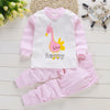 2024 Spring Autumn New Baby Clothing Set Cartoon Cotton Baby Boys Clothing Girls Suit Set 0-3 Year Baby Clothes