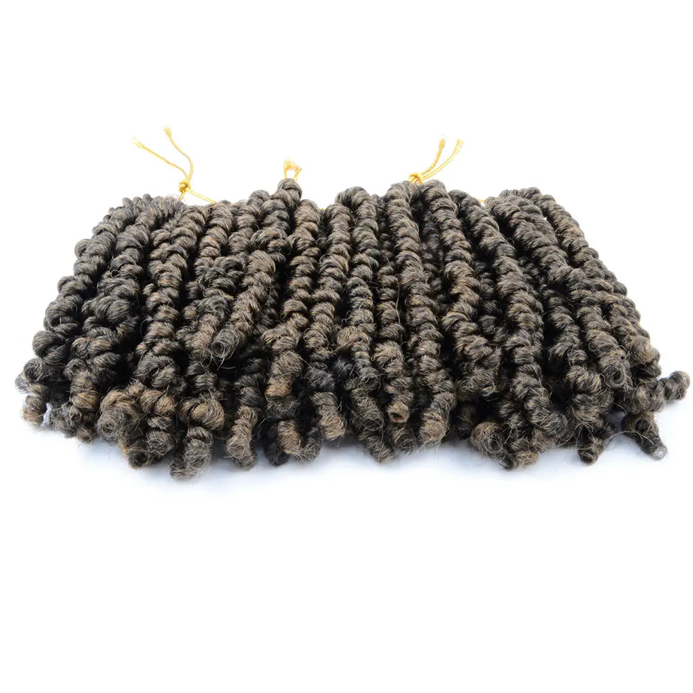 Bob Spring Twist Hair Vorgeflochtene Häkelzöpfe 6 Zoll Synthetisches kurzes Passion Twist Haar vorgeflochten von Flyteng