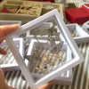 10PCS Plastic 3D Floating Jewelry Display Stands Clear Necklace Bracelet Holder for Gift Shop Storage Organizer Box Wholesale