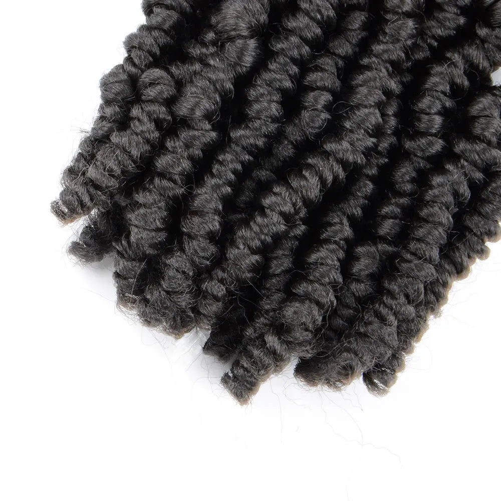 Bob Spring Twist Hair Vorgeflochtene Häkelzöpfe 6 Zoll Synthetisches kurzes Passion Twist Haar vorgeflochten von Flyteng