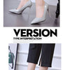 HOT Plus Size 34-44 HOT Women Shoes Pointed Toe Pumps Patent Leather Dress High Heels Boat Shoes Wedding Shoes Zapatos Mujerd76