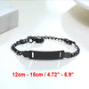 Vnox Personalize Mom Daughter Son Name Bracelets Non Allergy Stainless Steel Baptism Custom Love Baby Gifts Adjustable Jewelry