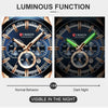 CURREN Men Watch Top Brand Luxury Sports Quartz Mens Watches Full Steel Waterproof Chronograph Wristwatch Men Relogio Masculino