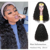 Unice Hair Headband Wig Human Hair Headband Scarf Wig Water Wave Human Hair Wigs for Women No Glue No Sew In Beginner Friendly