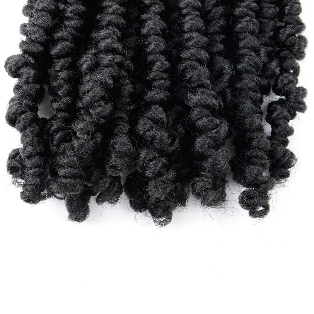 Bob Spring Twist Hair Vorgeflochtene Häkelzöpfe 6 Zoll Synthetisches kurzes Passion Twist Haar vorgeflochten von Flyteng