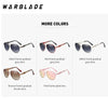 Hochwertige Damen Piloten Polarisierte Sonnenbrille Vintage Metall Hohl Fahrende Sonnenbrille UV400 Brille Gafas De Sol Mujer