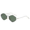 Randlose Diamant-Sonnenbrille Quadratisch Damen Herren Retro-Sonnenbrille Designerbrille UV400 Shades Oculos Weibliche Gafas