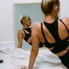 Sexy Solid Color Hanging Neck Bandage V-neck Off Shoulder Crop Tops 2021 Summer Women Fashion Casual Black Halter Vest Comfort