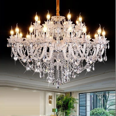 Luxuriöse neue K9 moderne Kristall-Lüster De Cristal Lampen Kronleuchter AC110V/220V Heimdekoration Beleuchtungskörper für Wohnzimmer