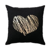 European Classical Bronzing Gold Foil Cushion Decorative Pillow Golden Leaves Home Decor Sofa Throw Pillow Almofadas Decorativas