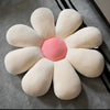 Stuffed Six Petal Flower Cushion Girly Room Decor Sunflower Pillow Bay Window Pink Flower Setting for Kids Bedroom Seat Pillow