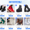 High Quality Knee High Boots Women Soft Leather Knee Winter Boots Comfortable Warm Fur Women Long Boots Shoes black brown