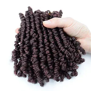 Bob Spring Twist Hair Vorgeflochtene Häkelzöpfe 6 Zoll Synthetisches kurzes Passion Twist Haar vorgeflochten von Flyteng