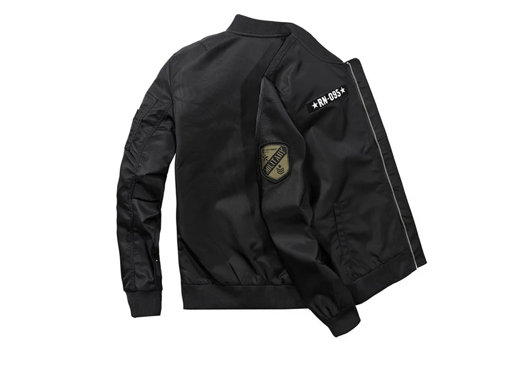 DIMUSI Men's Bomber Jackets Casual Male Outwear Windbreaker Coats Fashion Hip Hop Men Sports Pilot Baseball Jackets Clothing