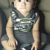 Cool Toddler Boy Clothes Set Sleeveless Hooded Camouflage Top+Shorts 2PCS Summer Sporty Outfits for Newborn Baby Boy 0-18 Months