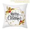45cm Weihnachtskissenbezug Navidad Frohe Weihnachten Dekorationen für Zuhause 2024 Weihnachtliche Noel Weihnachtsornamente Neujahrsgeschenke 2025