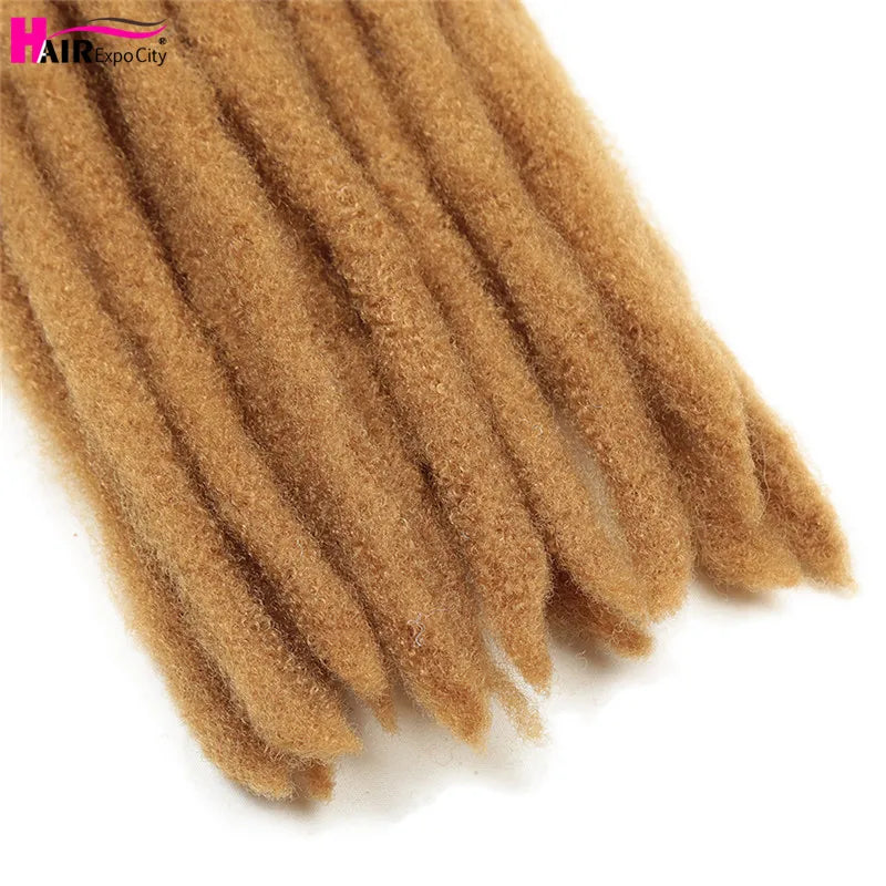 22 Inch Dreadlocks Crochet Braids Hair Synthetic Faux Locs For Men And Women Ombre Braiding Hair Extensions Hair Expo City