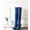 New Boots Women Thigh High Boots 2021 Winter Women Boots High Heels Women Shoes Tassel Jean Boot Ladies Shoes Good Service zo0