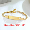 Vnox Personalize Mom Daughter Son Name Bracelets Non Allergy Stainless Steel Baptism Custom Love Baby Gifts Adjustable Jewelry