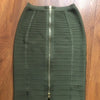 16 Colors Sexy Solid Zipper Orange Blue Black Red Bandage Skirt Women Elastic Bodycon Summer XL XXL Pencil Skirts 58cm