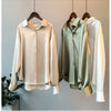 Elegant Satin Loose Women Shirt Spring Turn-down Collar Ladies Blouse Autumn Vintage Casual Button Silk Tops