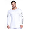 Men Bodybuilding Long Sleeve Shirt Male Casual Fashion Skinny T-Shirt Gym Fitness Workout Tees Tops Running Quick Dry Clothing
