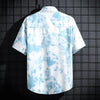 Men and Women's Short-Sleeved Printed Shirt, Casual Beach Clothes, Personality Thin Couple Tops, New