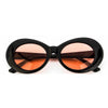 Kurt Cobain Retro Oval Sunglasses Man Vintage Fashion Brand Sun Glasses Classic White Black Lentes De Sol Mujer