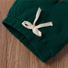 2Pcs Unisex Baby Summer Outfits Suit Solid Color Ribbed Casual Short Sleeves Romper+Elastic Waist Shorts for Toddler Infant