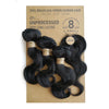 Lockiges Echthaar-Bundles mit Closure, kurzes indisches Echthaar-Bundles mit kreisförmigem Closure