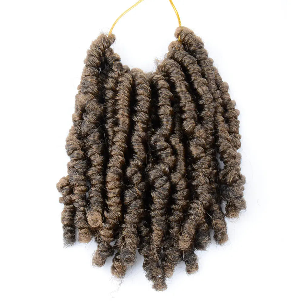 Bob Spring Twist Hair Vorgeflochtene Häkelzöpfe 6 Zoll Synthetisches kurzes Passion Twist Haar vorgeflochten von Flyteng