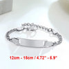 Vnox Personalize Mom Daughter Son Name Bracelets Non Allergy Stainless Steel Baptism Custom Love Baby Gifts Adjustable Jewelry
