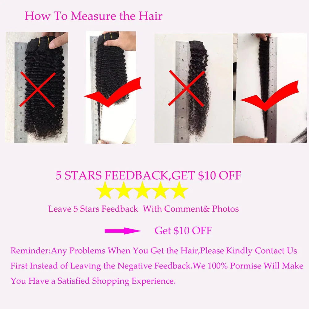#30 Blonde Virgin Remy Human Hair Bundles 4C Afro Kinky Curly Brown #4 100gram Human Hair Weft Weaving for African Black Women