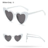 Love Heart Cat Eye Sunglasses Woman Vintage Christmas Gift Black Pink Red Heart Shape Sun Glasses For Woman Uv400