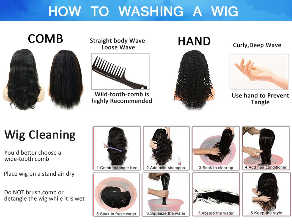 Soft Body Wavy Kinky Straight 26Inch Long 180%Density Glueless Lace Front Wig For Black Women With Baby Hair Heat Temperature
