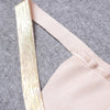 BEAUKEY Sexy Short Metalic HL Bandage Crop Top Women Vest Gold Silver  XL Camis Bodycon Club Party Tank Top  Wholesale