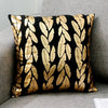 Liebe Schwarz-Weiß-Bräunungs-Kissen Zierkissen Goldfolie Geometrischer Kissenbezug Wohnkultur Sofa Wurfkissen 17*17 Zoll