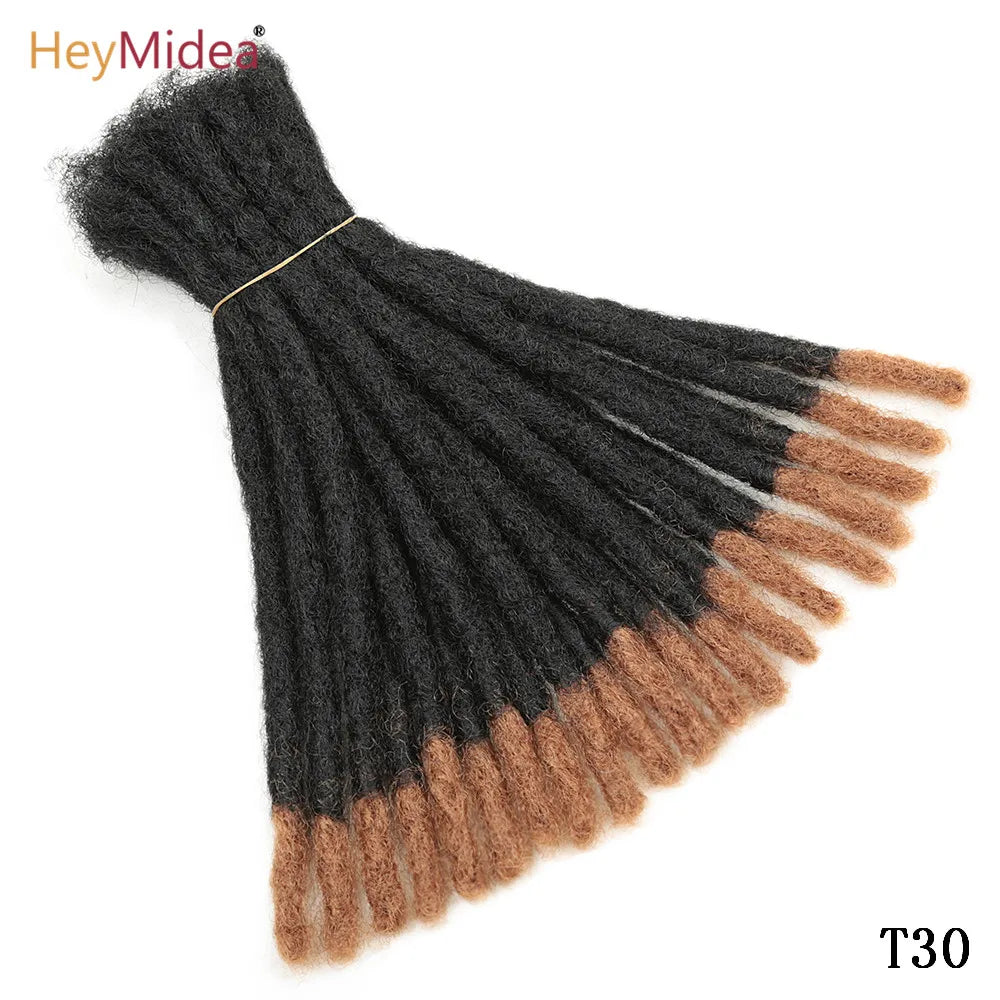 10-Zoll Synthetische Dreadlocks Häkelzöpfe Haare Handgemachte Locs Hip-Hop-Stil Für Männer Und Frauen Ombre Flechtperücke Extensions He