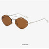 Randlose Diamant-Sonnenbrille Quadratisch Damen Herren Retro-Sonnenbrille Designerbrille UV400 Shades Oculos Weibliche Gafas